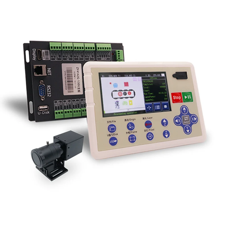 ZY4142G-130 การวางตำแหน่งเลเซอร์ระบบควบคุมการตัดเลเซอร์สำหรับการตัดเสื้อผ้า CCD